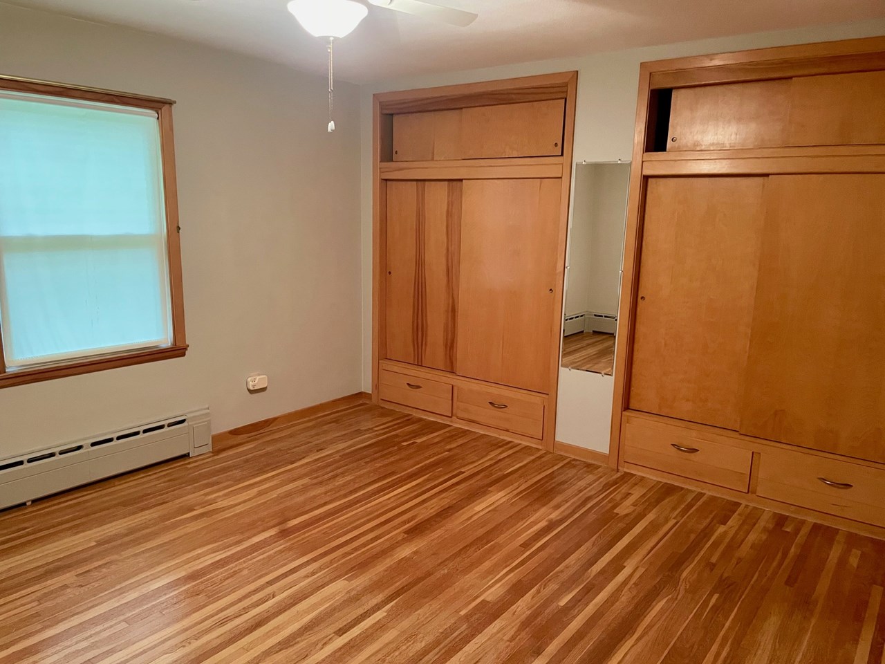 main bedroom with lots of closet space